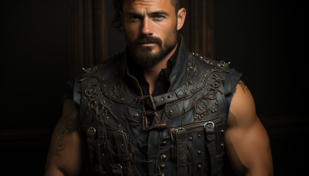 Gilet biker avec crochets