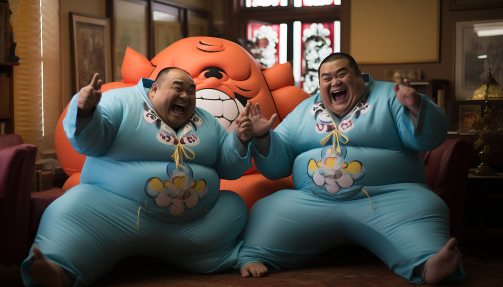 Où trouver des costumes de sumos gonflables ?